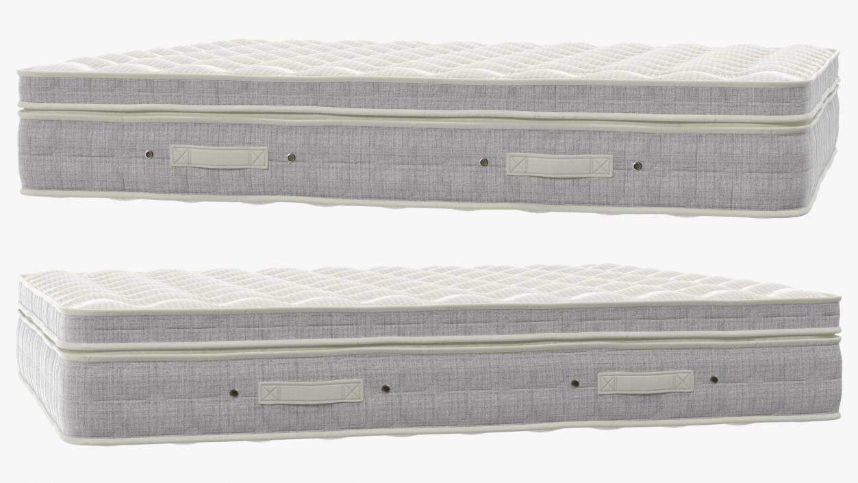 3D model Super King Double Size Sleeping Mattress