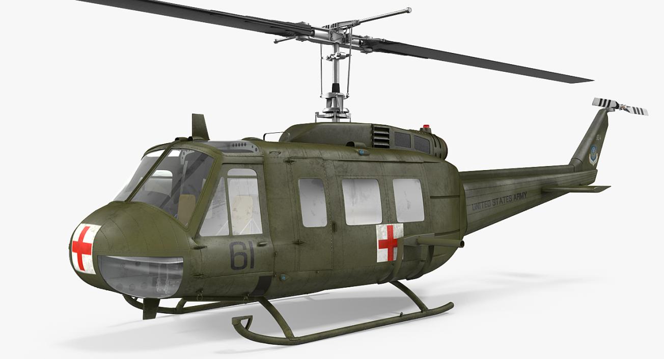 3D Bell UH-1 Iroquois MedEvac