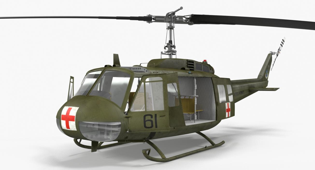 3D Bell UH-1 Iroquois MedEvac