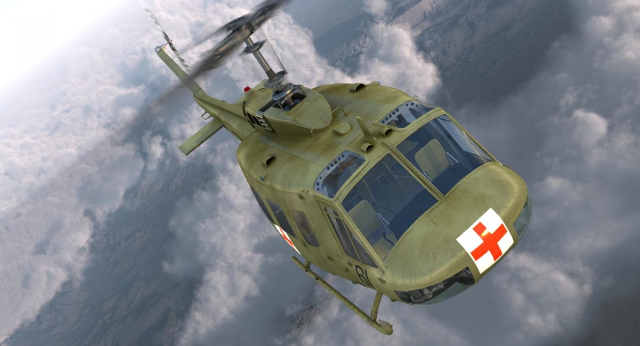 3D Bell UH-1 Iroquois MedEvac