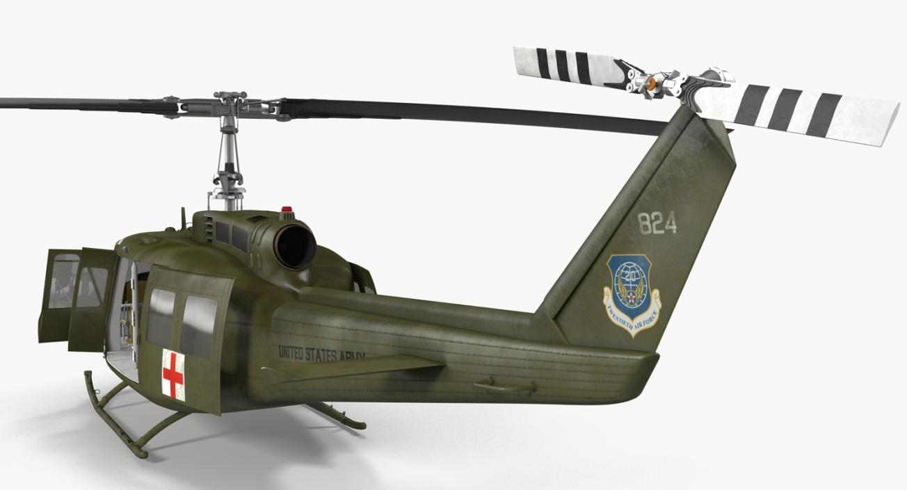 3D Bell UH-1 Iroquois MedEvac