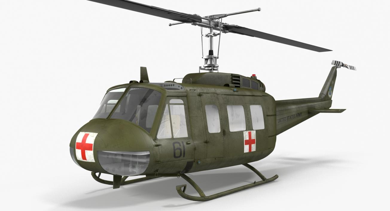 3D Bell UH-1 Iroquois MedEvac