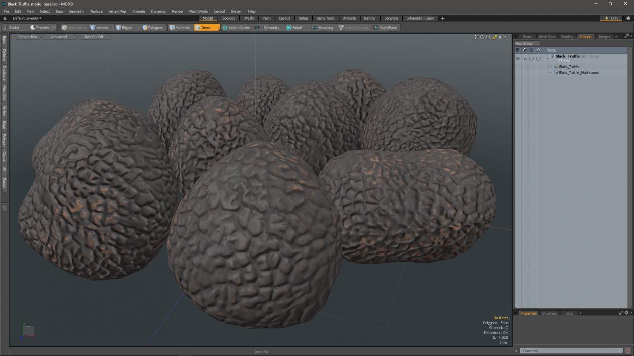 3D model Black Truffle 2