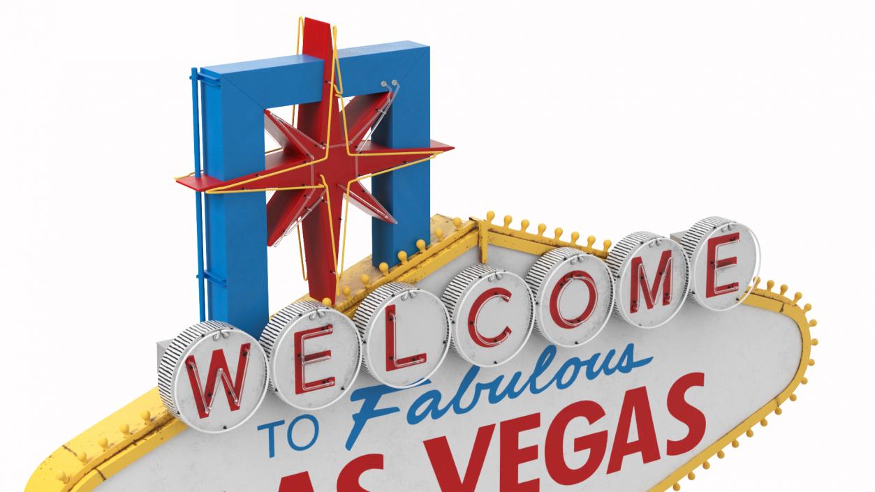 Welcome to Fabulous Las Vegas Sign 3D model