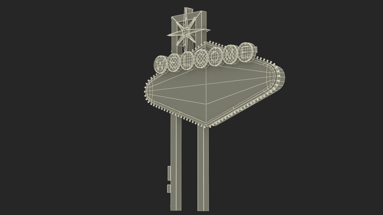 Welcome to Fabulous Las Vegas Sign 3D model