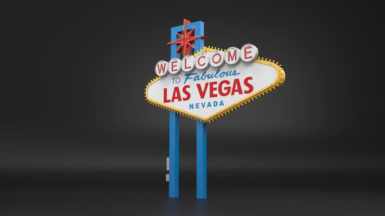 Welcome to Fabulous Las Vegas Sign 3D model