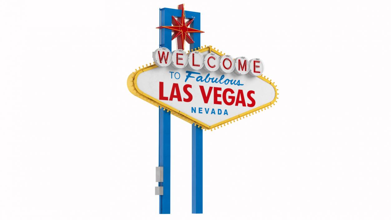 Welcome to Fabulous Las Vegas Sign 3D model