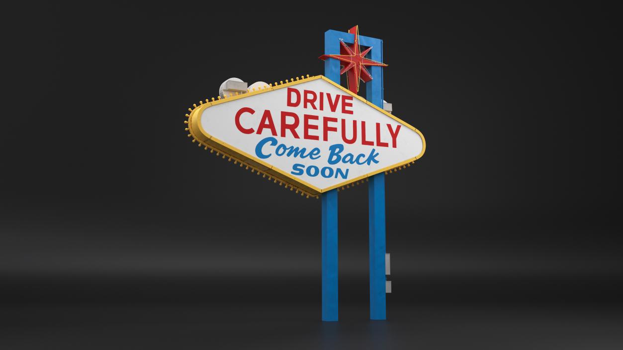 Welcome to Fabulous Las Vegas Sign 3D model