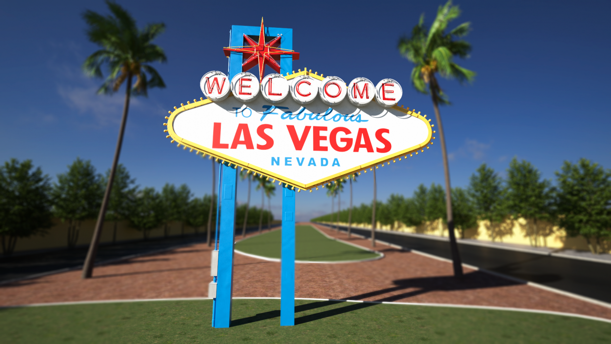 Welcome to Fabulous Las Vegas Sign 3D model