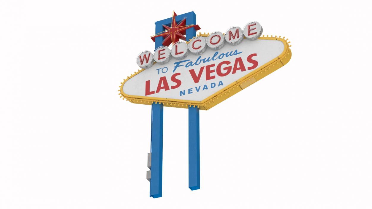 Welcome to Fabulous Las Vegas Sign 3D model