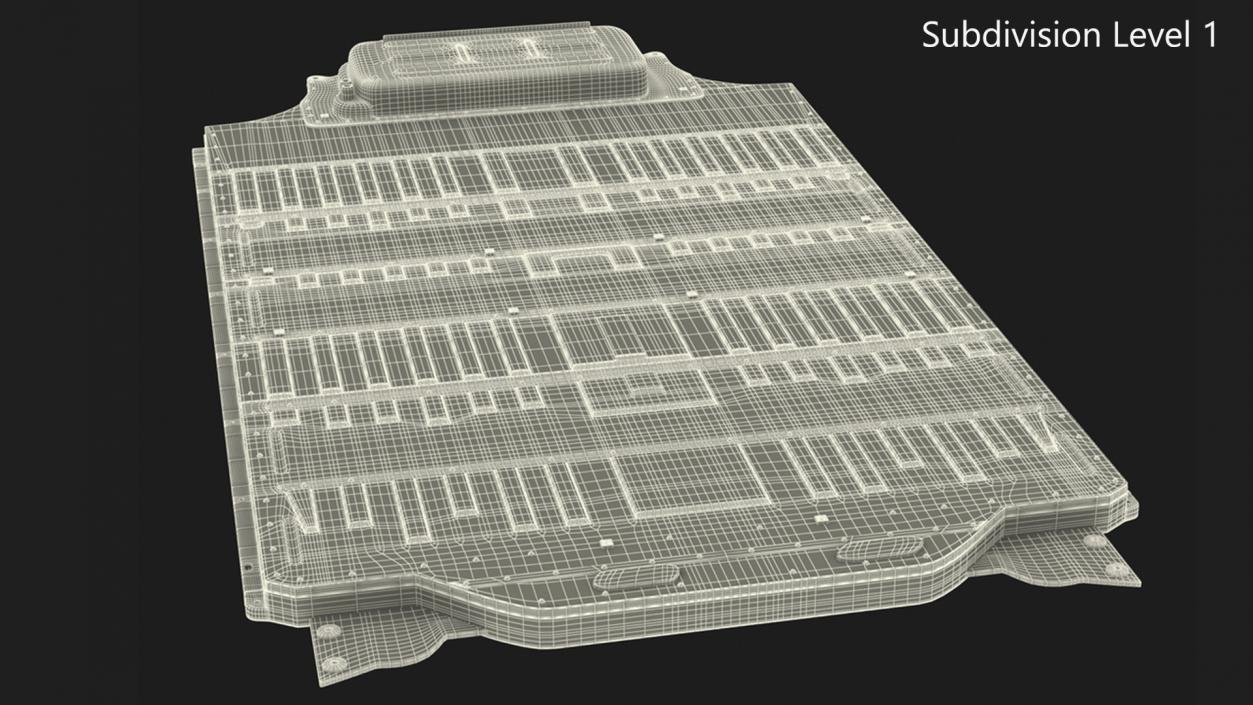 Electric Vehicle Battery Pack Housing 3D