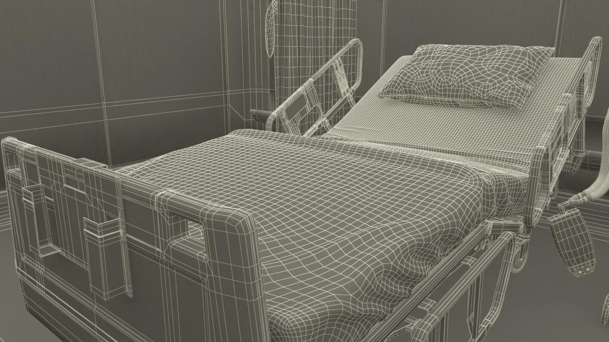 3D model Intensive Care Hospital Ward 2