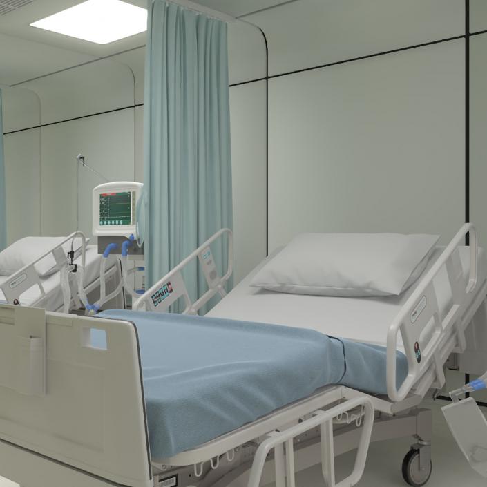 3D model Intensive Care Hospital Ward 2