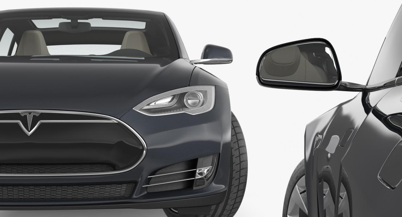 3D Tesla Model S 100D 2015 model