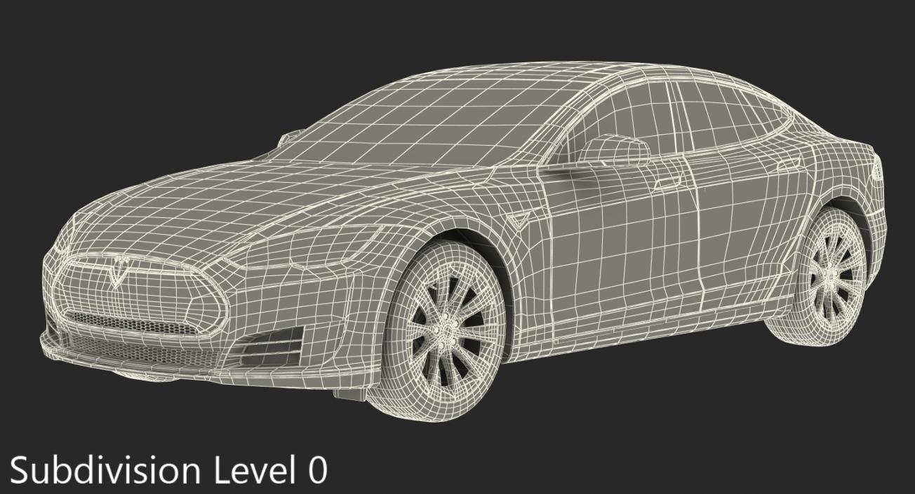 3D Tesla Model S 100D 2015 model