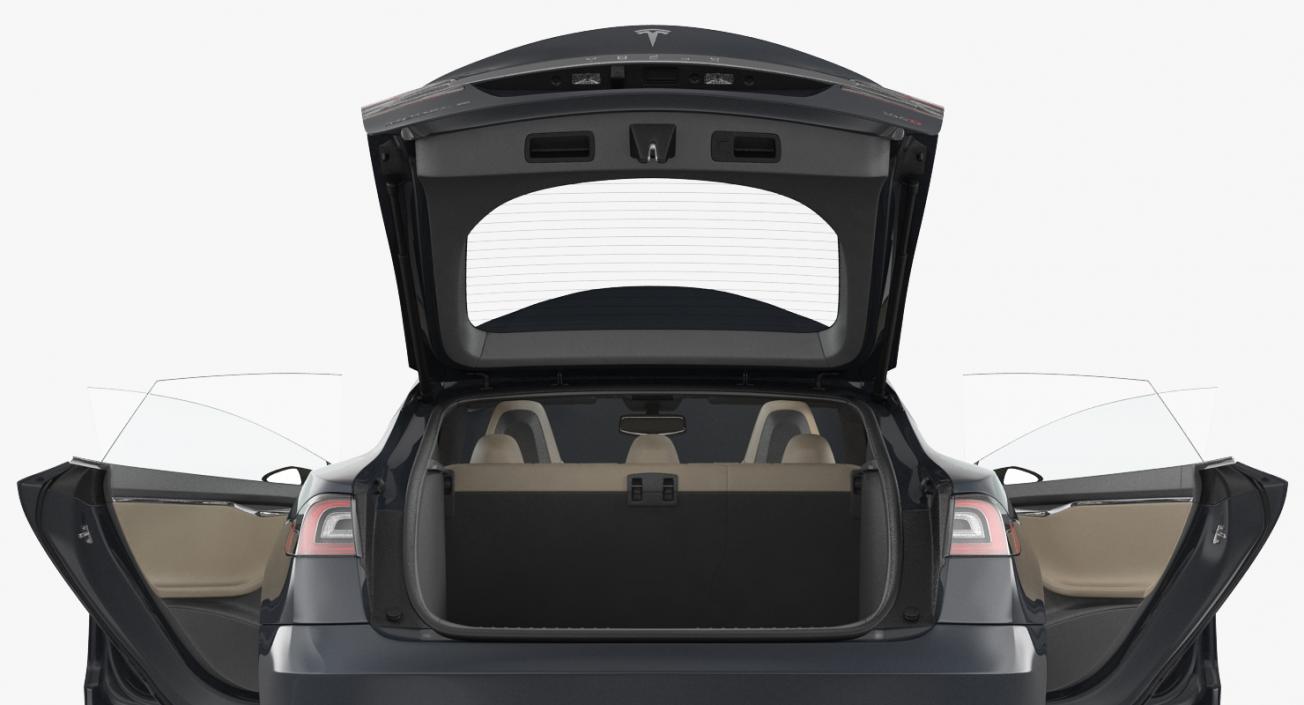 3D Tesla Model S 100D 2015 model