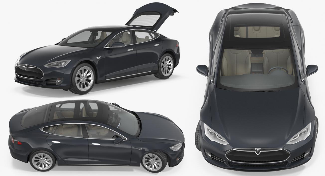 3D Tesla Model S 100D 2015 model