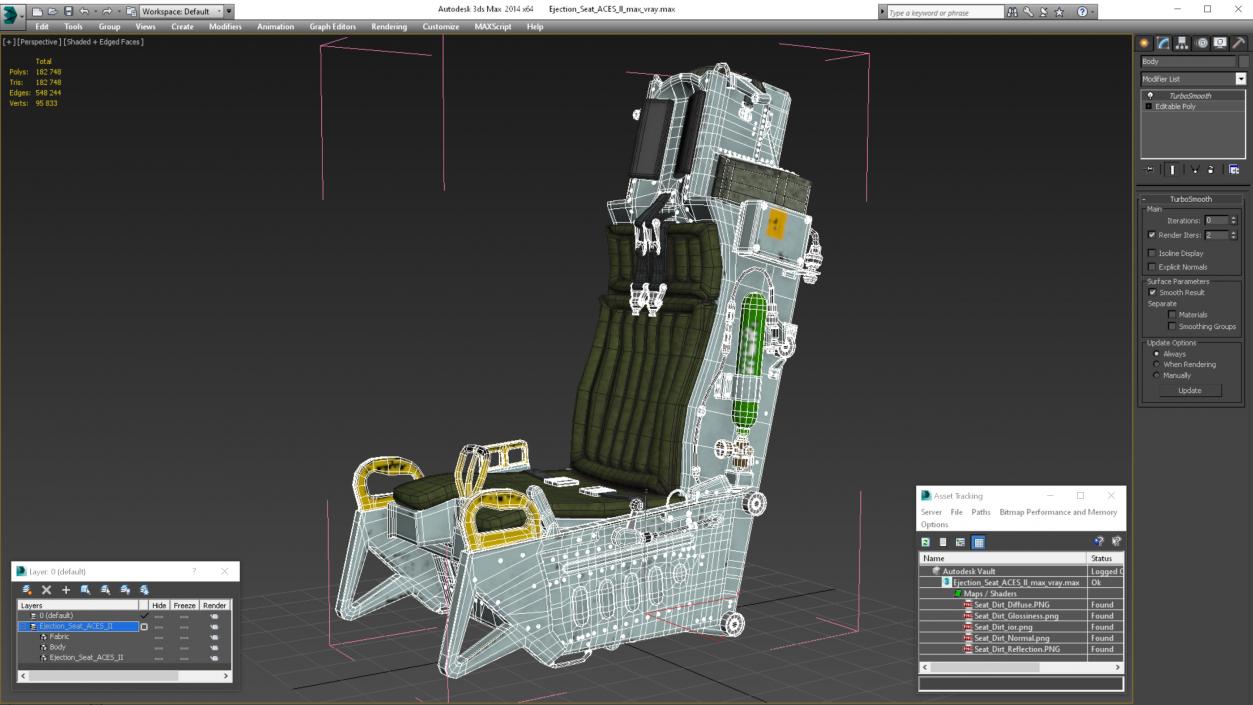 3D Ejection Seat ACES II