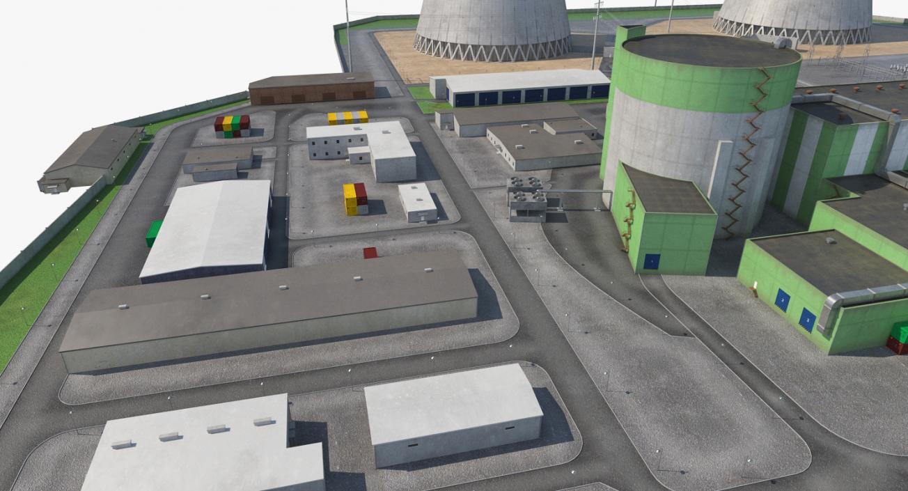 Nuclear Power Plant 3D model