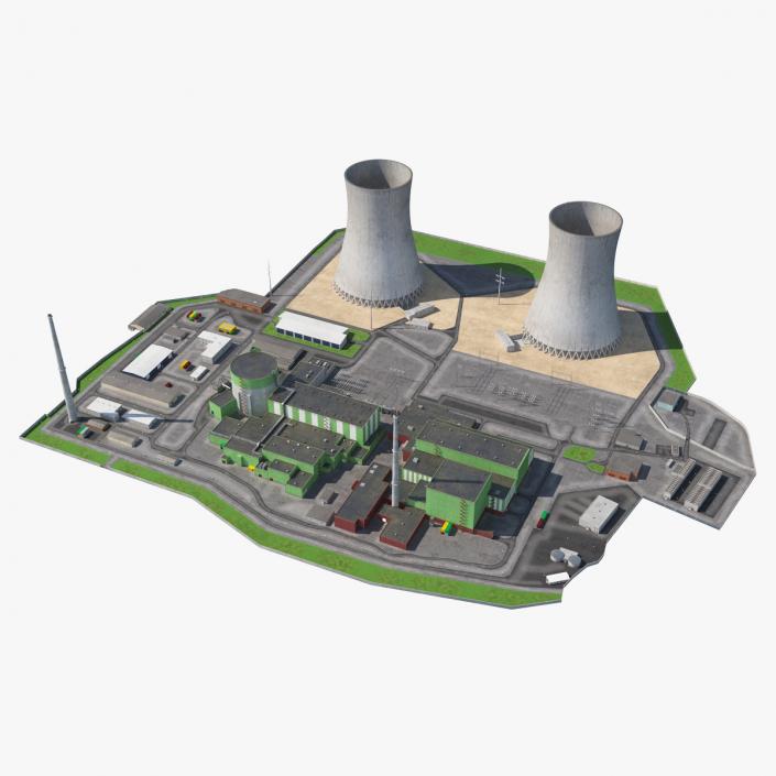 Nuclear Power Plant 3D model