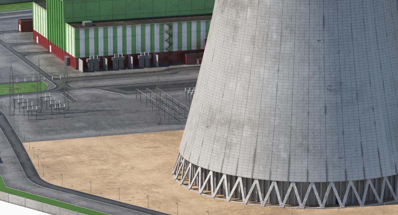 Nuclear Power Plant 3D model