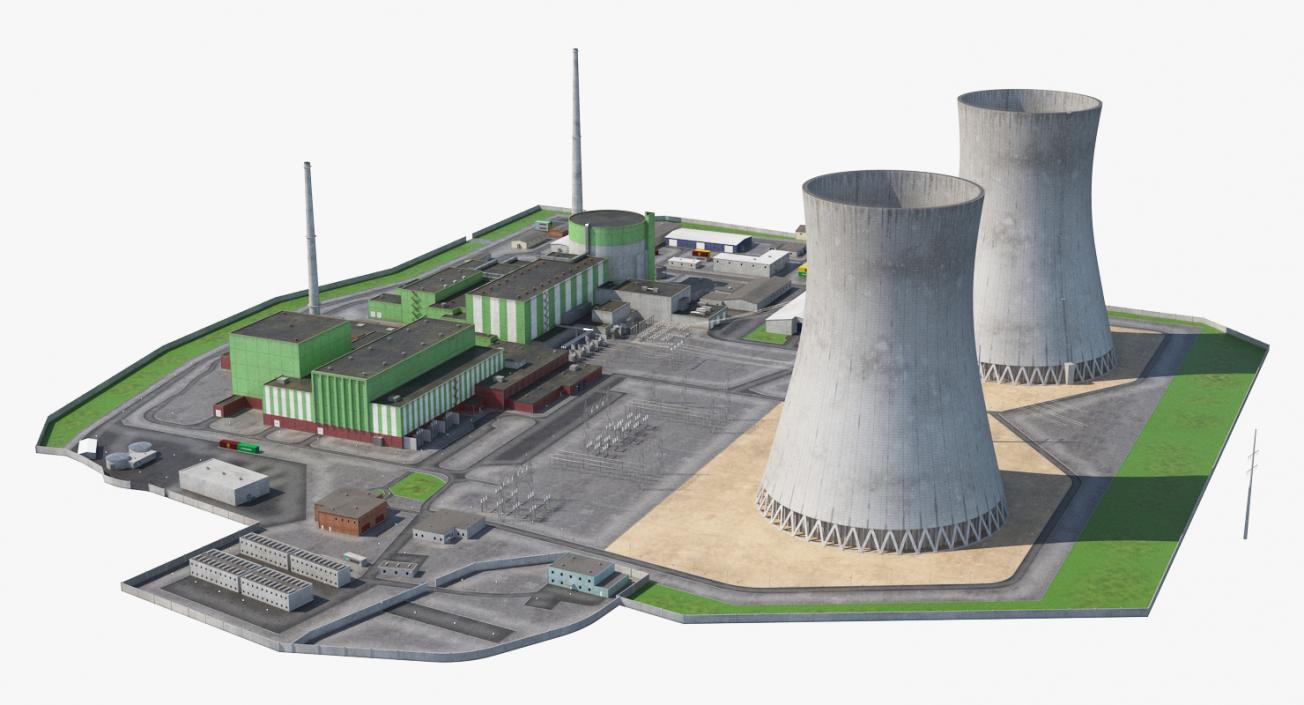 Nuclear Power Plant 3D model