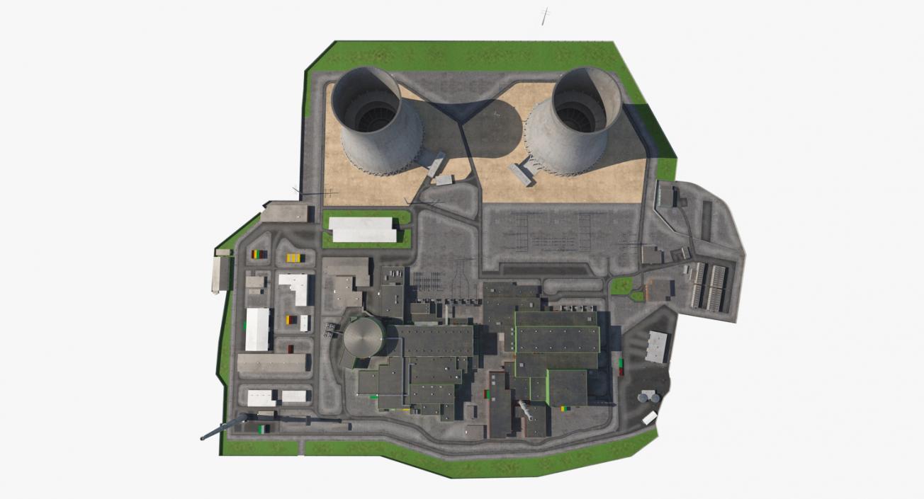 Nuclear Power Plant 3D model