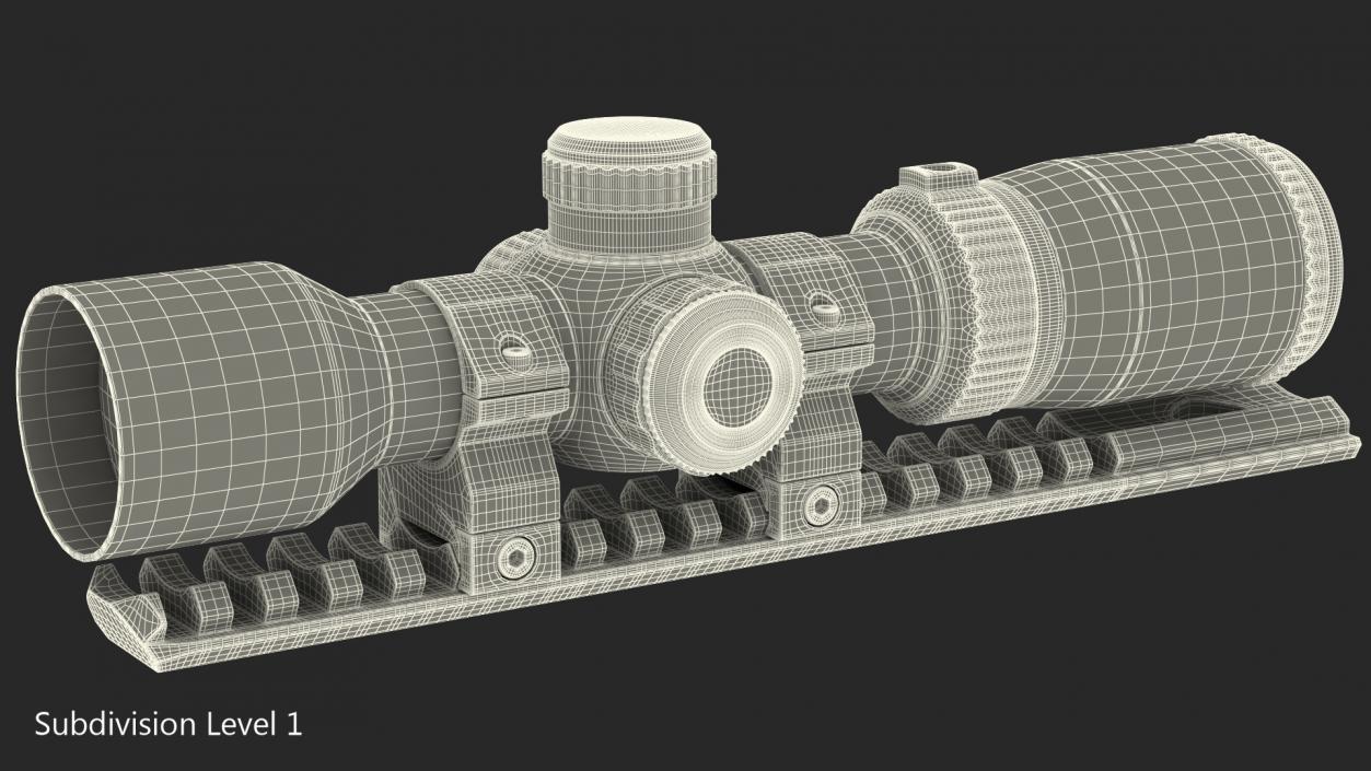 Crossbow Scope 3D model