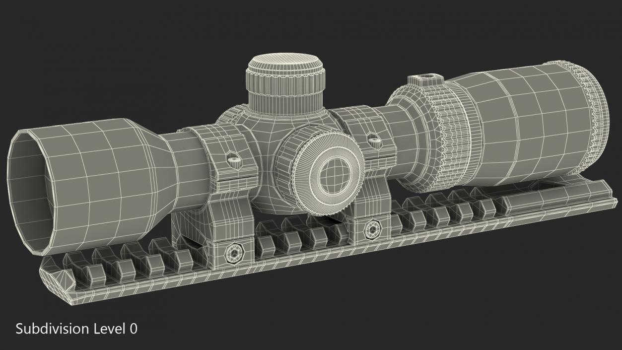 Crossbow Scope 3D model