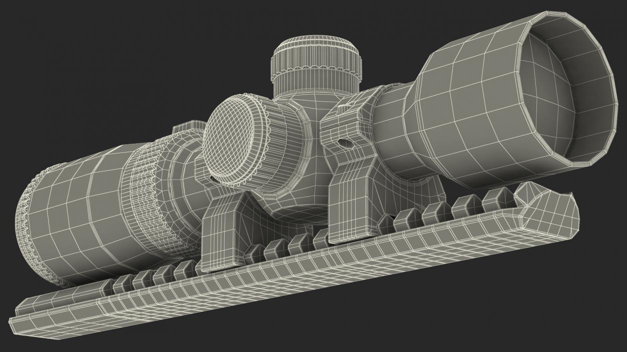 Crossbow Scope 3D model