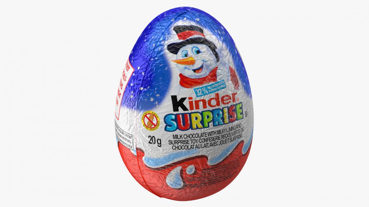 3D Kinder Surprise Chocolate Eggs Collection