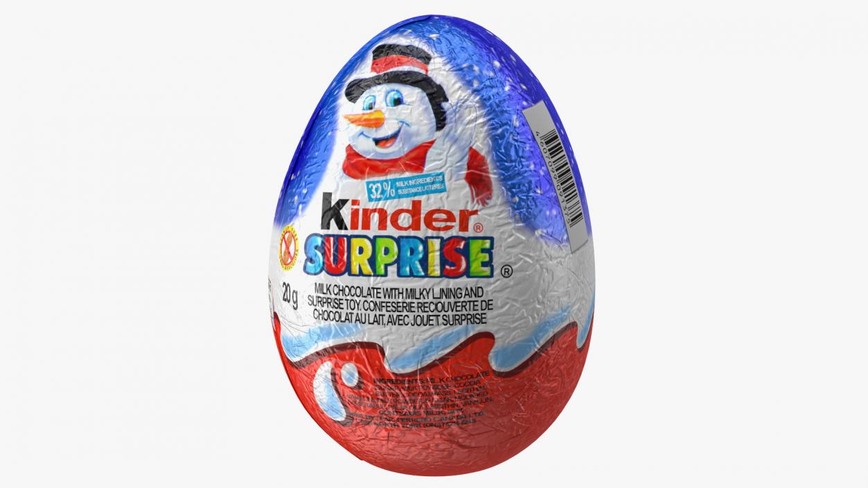 3D Kinder Surprise Chocolate Eggs Collection