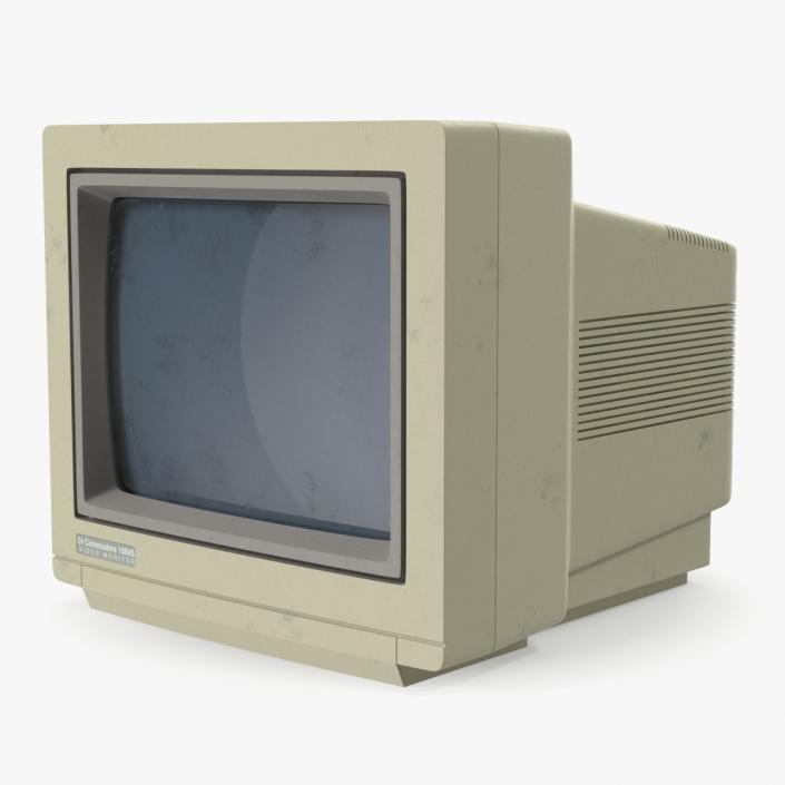 Retro Monitor Commodore Old 3D