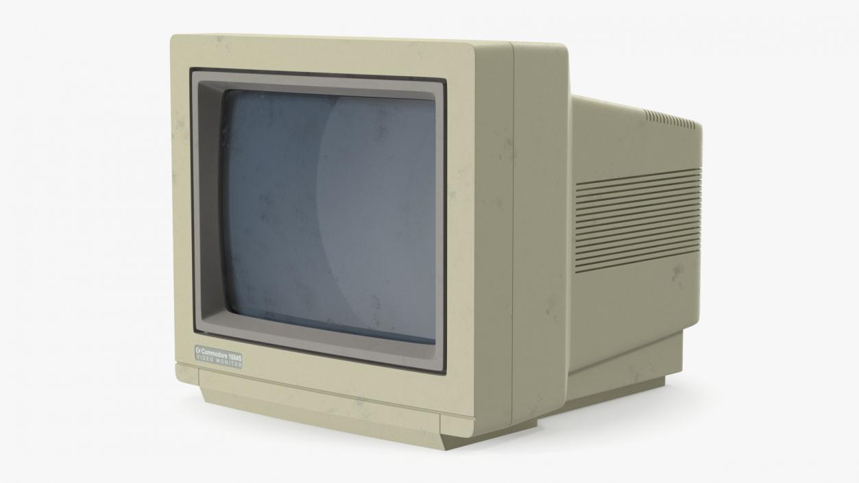 Retro Monitor Commodore Old 3D