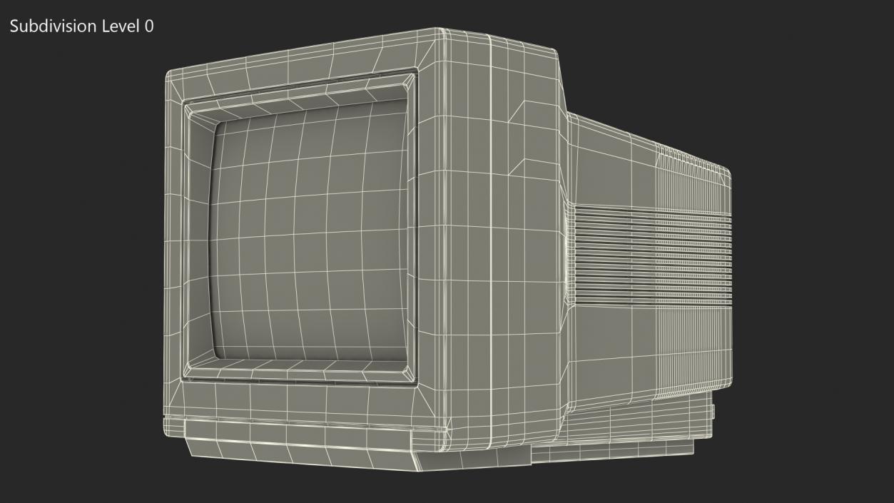 Retro Monitor Commodore Old 3D