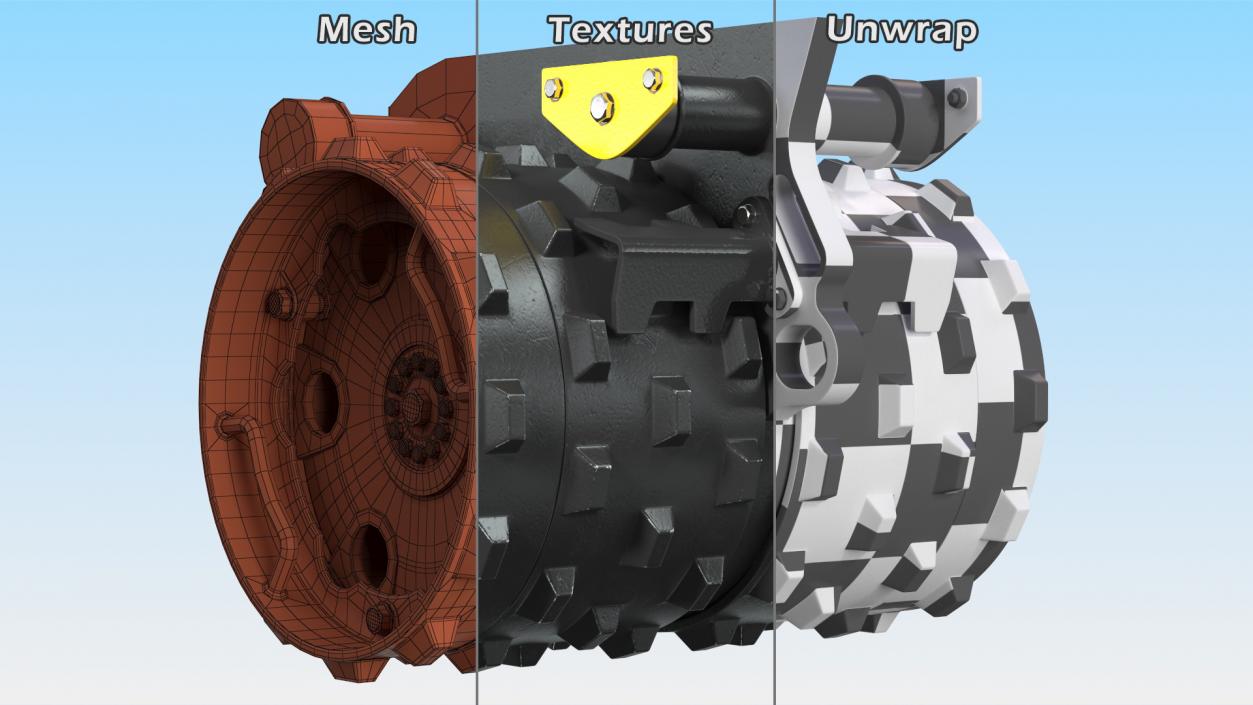 3D Compaction Wheel