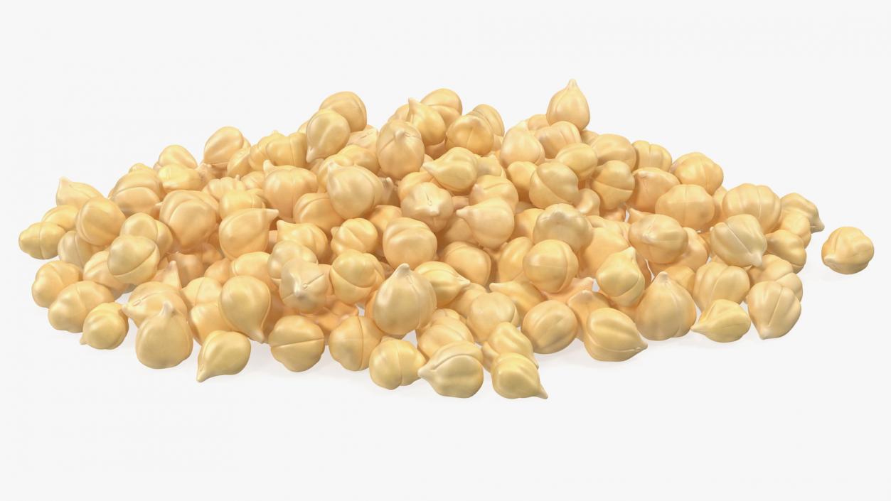 3D model Chickpeas Beans Garbanzo Beans Pile