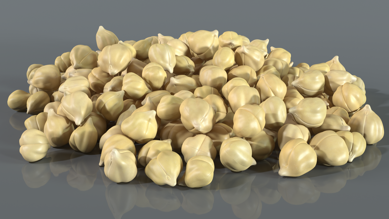 3D model Chickpeas Beans Garbanzo Beans Pile