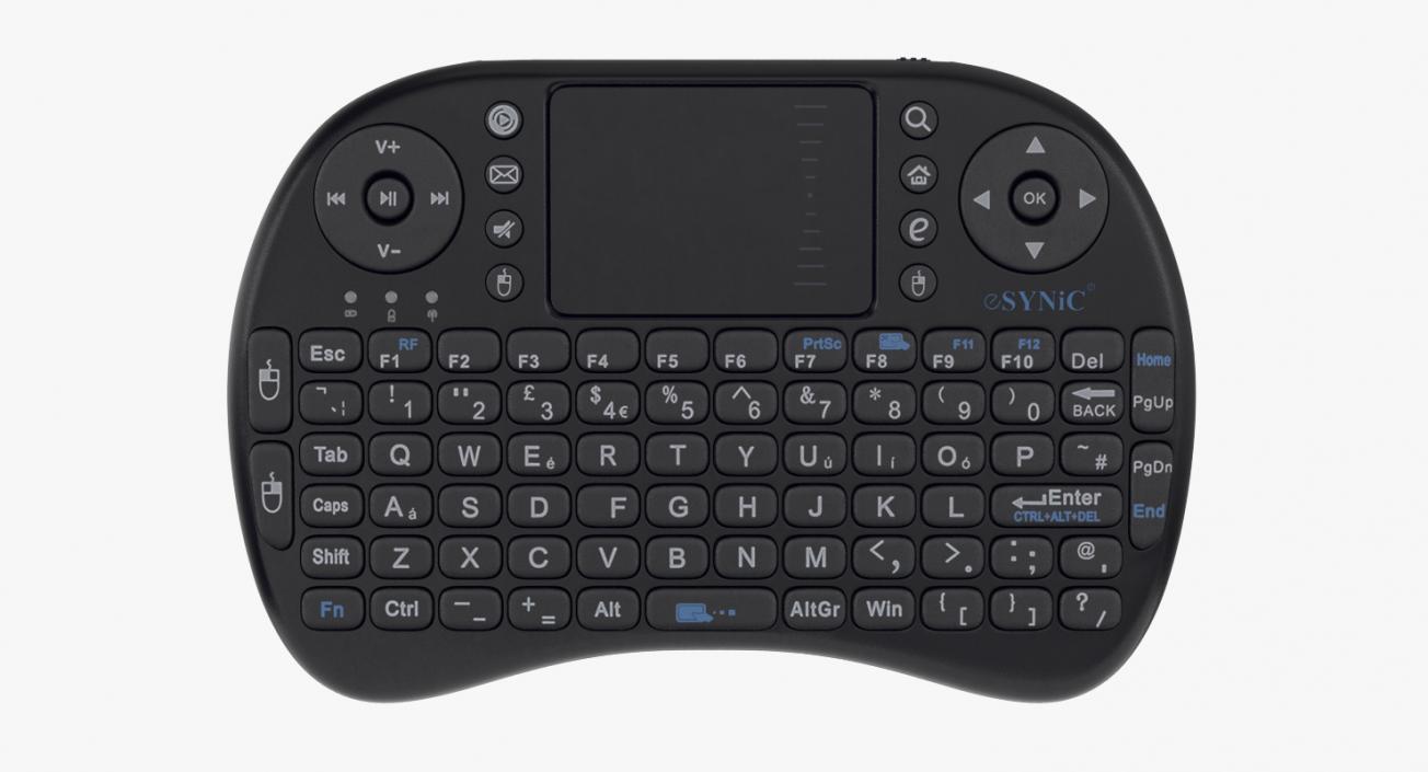 3D Portable Mini Wireless Keyboard ESYNIC model