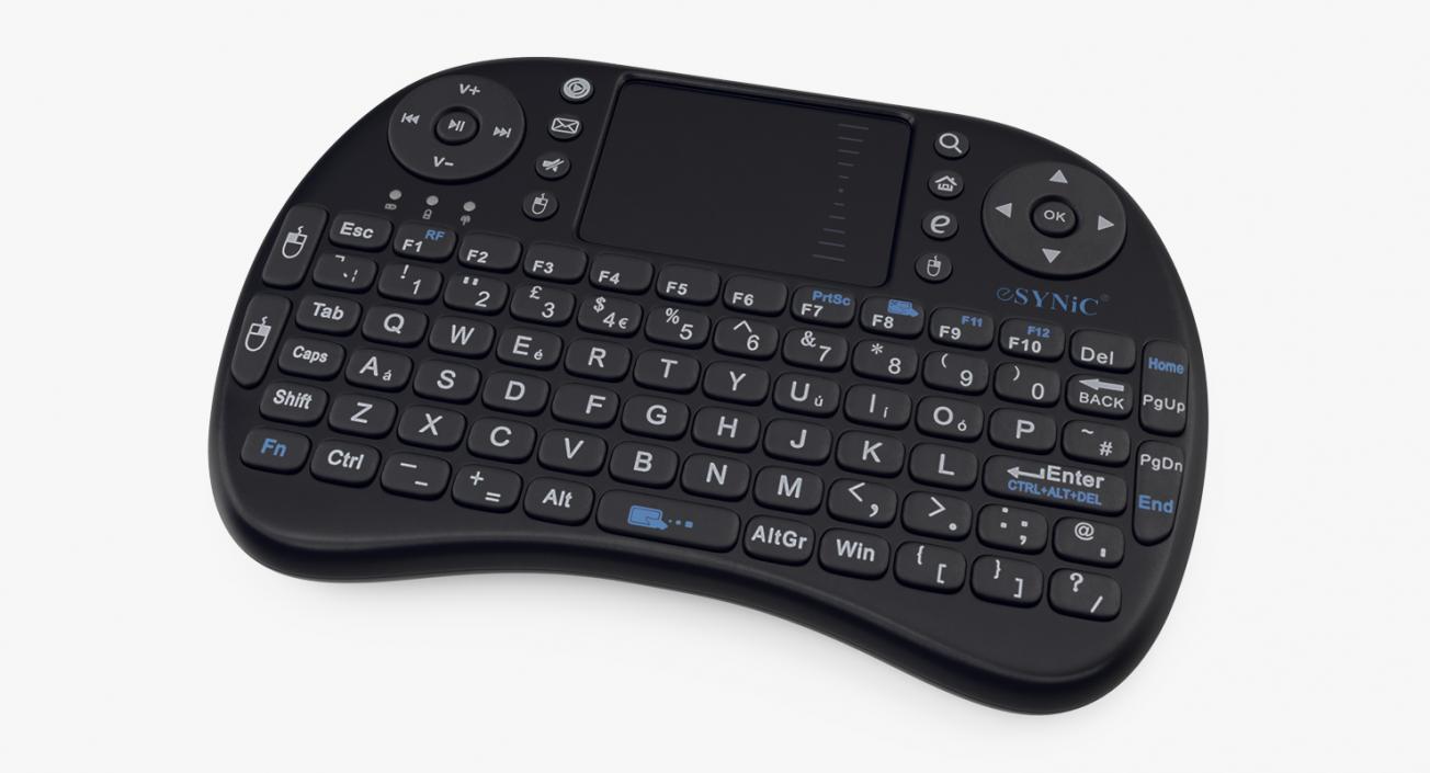 3D Portable Mini Wireless Keyboard ESYNIC model