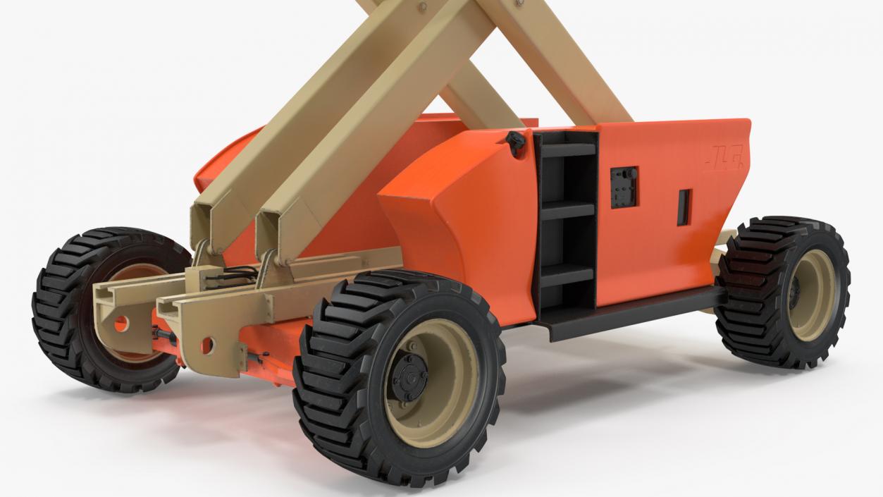 3D model JLG 3394RT Scissor Lift Rigged