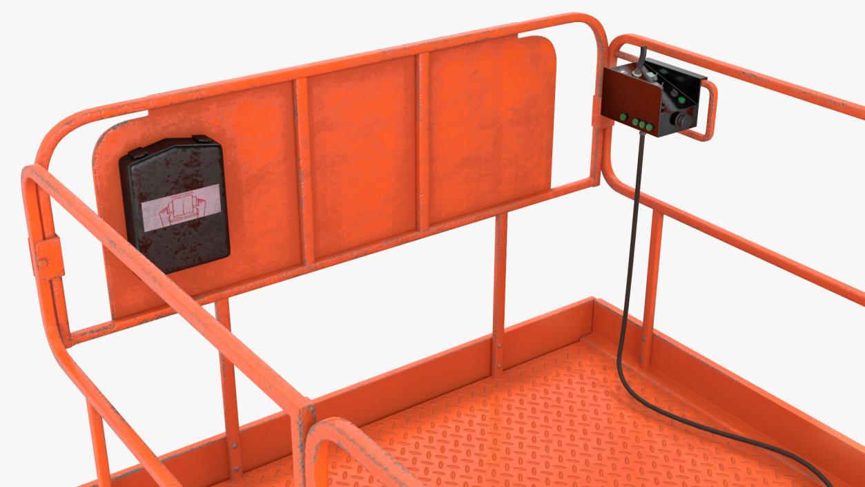 3D model JLG 3394RT Scissor Lift Rigged