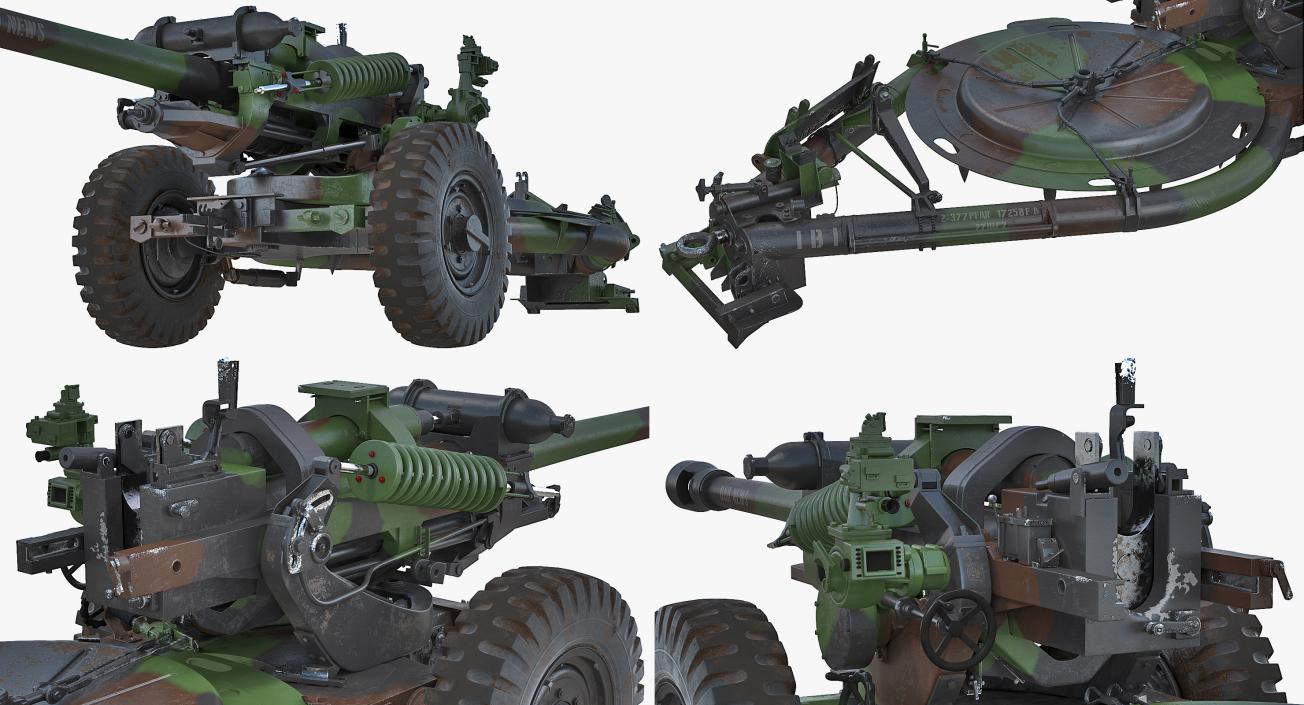 3D model Howitzers 3D Models Collection