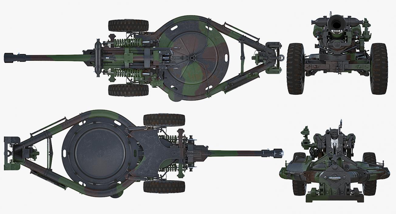 3D model Howitzers 3D Models Collection