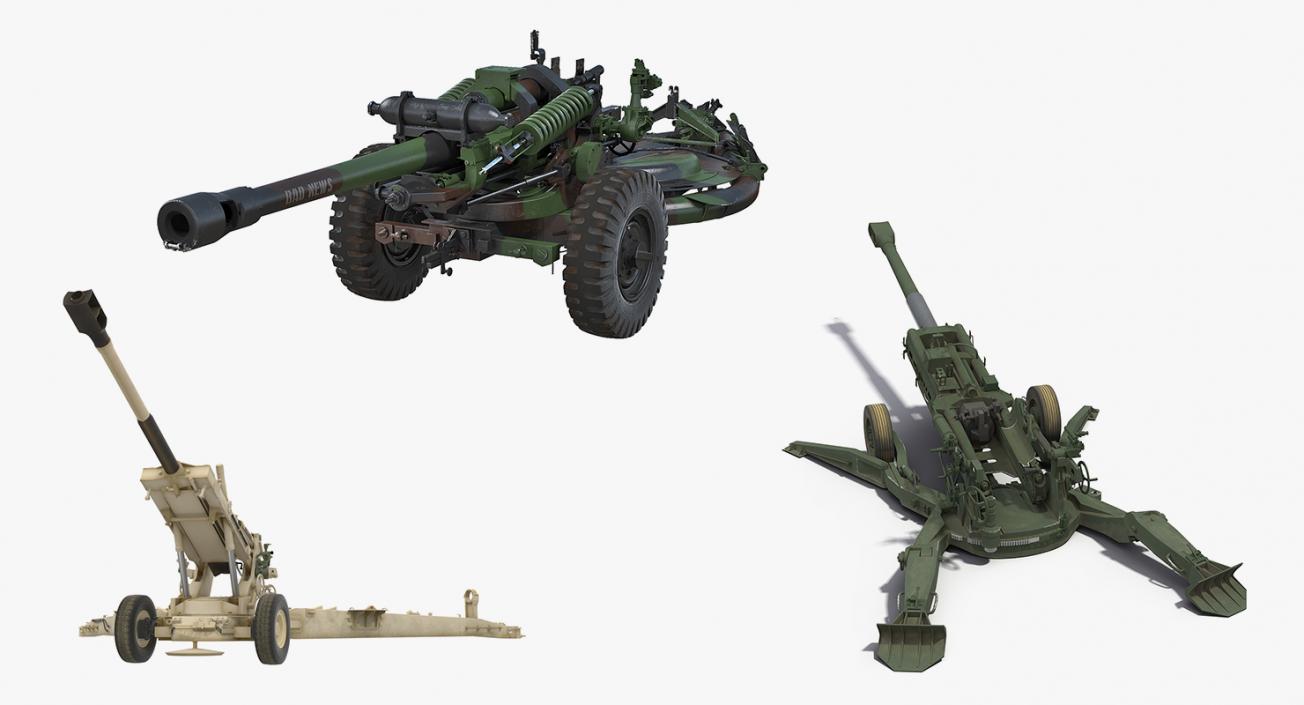 3D model Howitzers 3D Models Collection