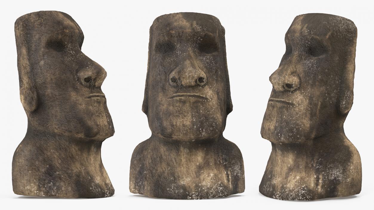 Ahu Akivi Moai 3D model