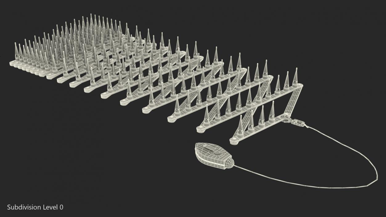 Roadway Safety Stinger Spike Strip 3D model