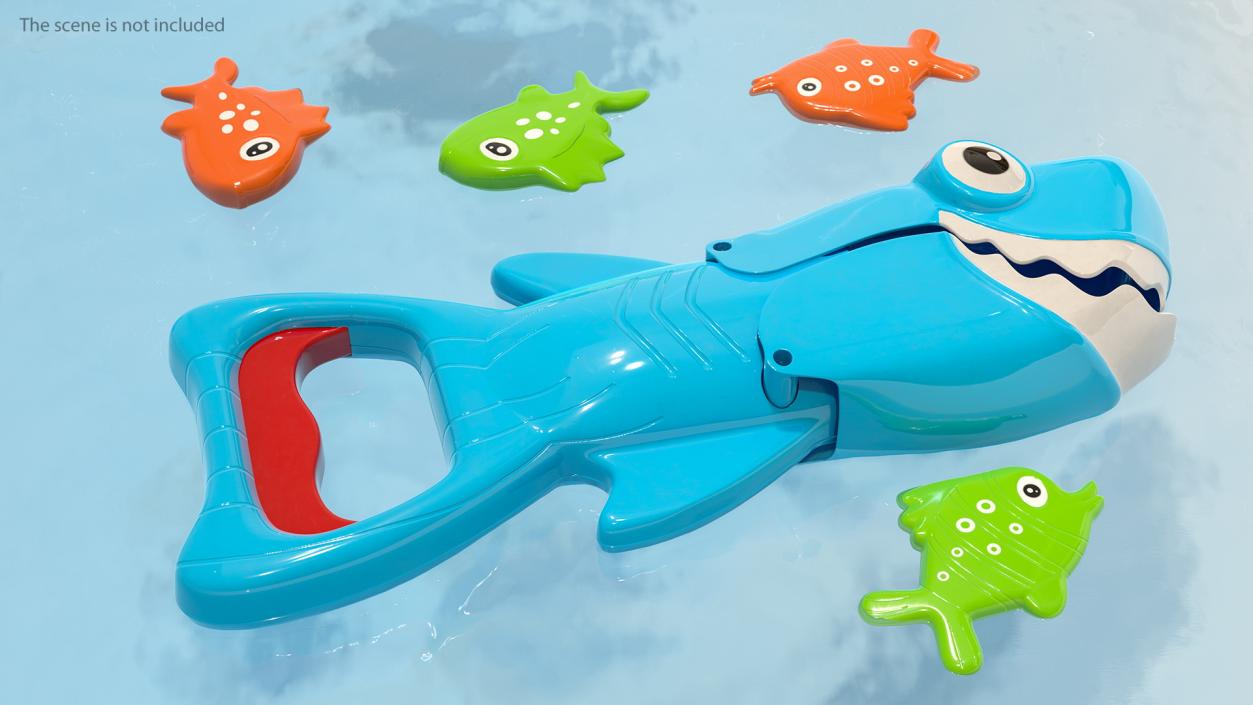 3D Shark Grabber Bath Toy Set