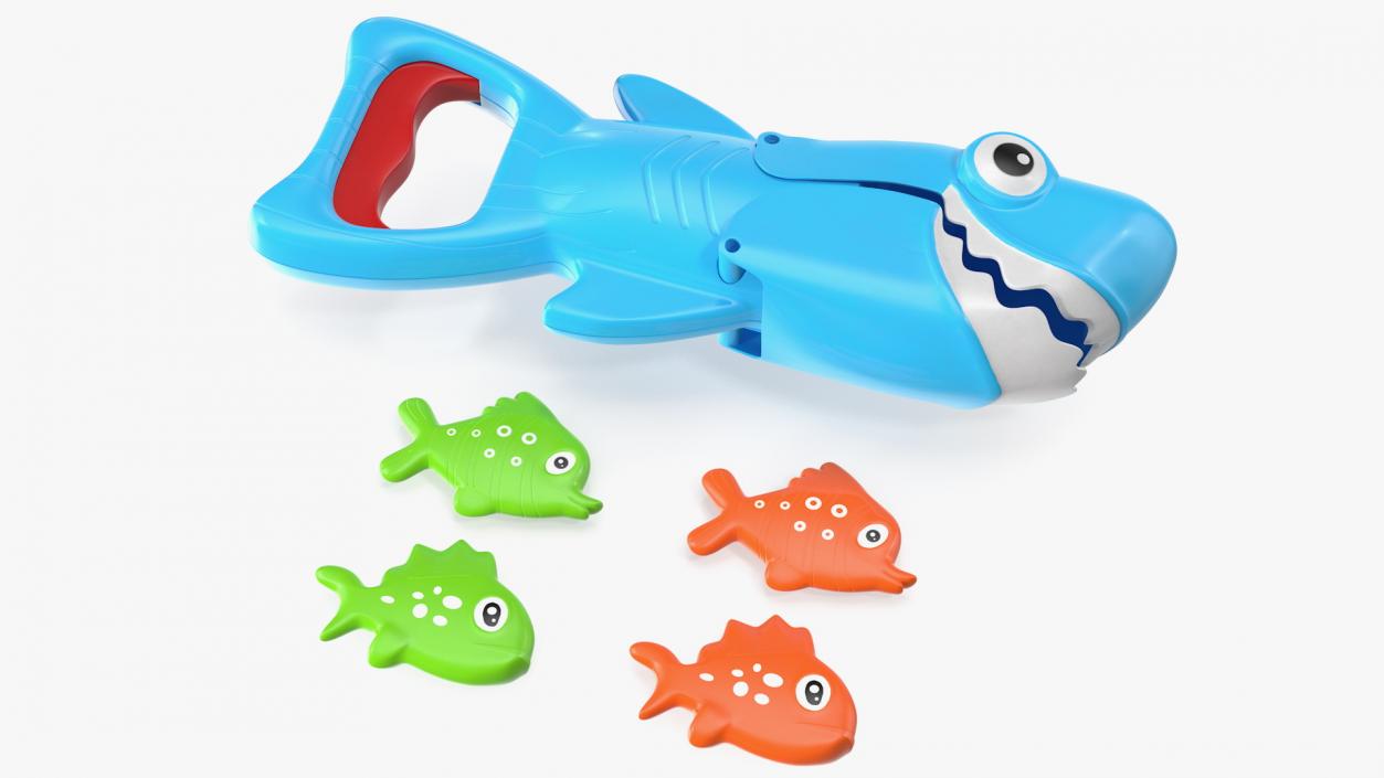 3D Shark Grabber Bath Toy Set