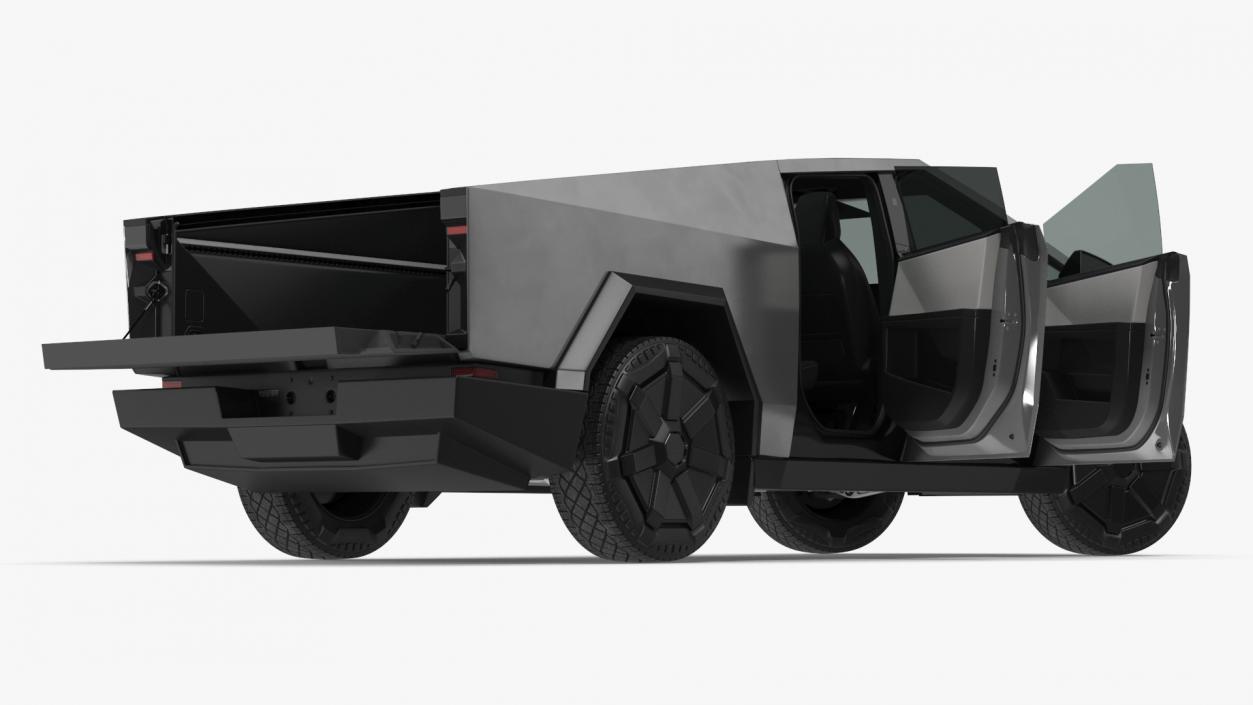 3D 2024 Tesla Cybertruck Rigged model